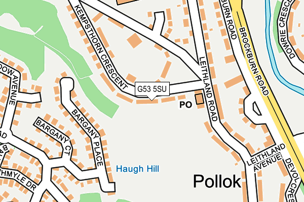 G53 5SU map - OS OpenMap – Local (Ordnance Survey)