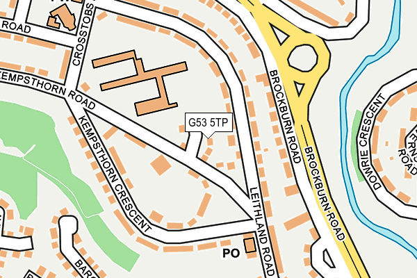 G53 5TP map - OS OpenMap – Local (Ordnance Survey)