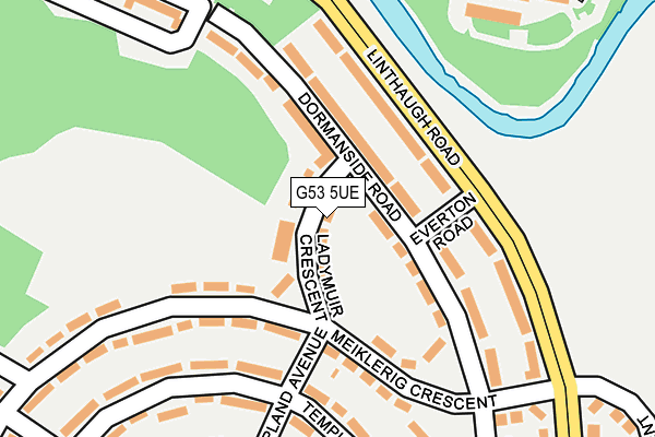 G53 5UE map - OS OpenMap – Local (Ordnance Survey)