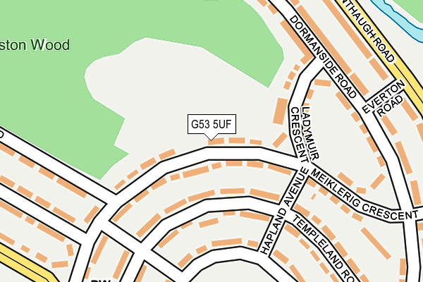 G53 5UF map - OS OpenMap – Local (Ordnance Survey)