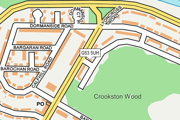 G53 5UH map - OS OpenMap – Local (Ordnance Survey)