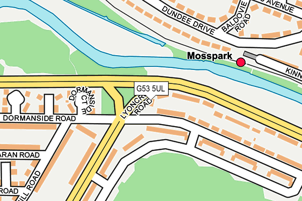 G53 5UL map - OS OpenMap – Local (Ordnance Survey)