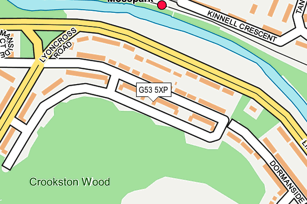 G53 5XP map - OS OpenMap – Local (Ordnance Survey)