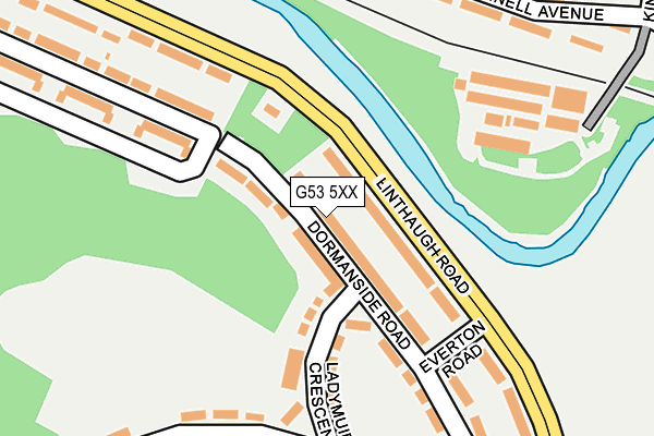 G53 5XX map - OS OpenMap – Local (Ordnance Survey)