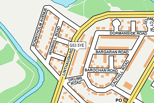 G53 5YE map - OS OpenMap – Local (Ordnance Survey)