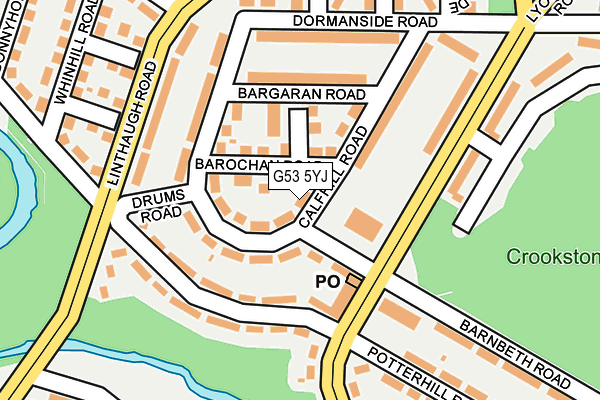 G53 5YJ map - OS OpenMap – Local (Ordnance Survey)
