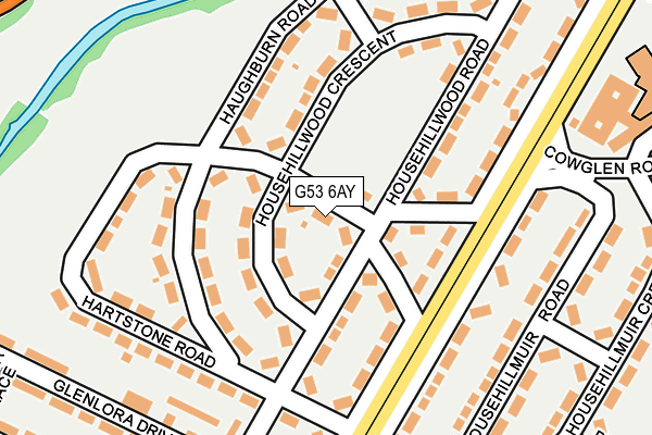 G53 6AY map - OS OpenMap – Local (Ordnance Survey)