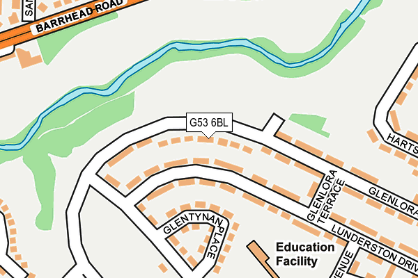 G53 6BL map - OS OpenMap – Local (Ordnance Survey)
