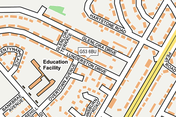 G53 6BU map - OS OpenMap – Local (Ordnance Survey)