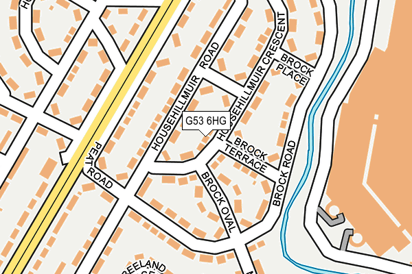 G53 6HG map - OS OpenMap – Local (Ordnance Survey)