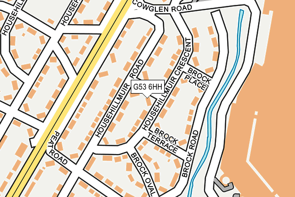 G53 6HH map - OS OpenMap – Local (Ordnance Survey)