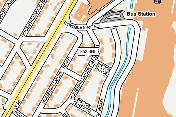 G53 6HL map - OS OpenMap – Local (Ordnance Survey)
