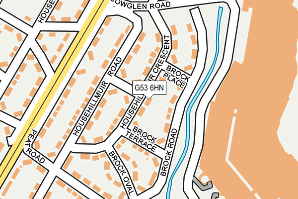 G53 6HN map - OS OpenMap – Local (Ordnance Survey)