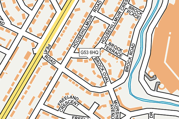 G53 6HQ map - OS OpenMap – Local (Ordnance Survey)