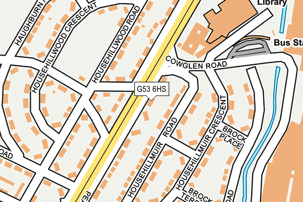 G53 6HS map - OS OpenMap – Local (Ordnance Survey)