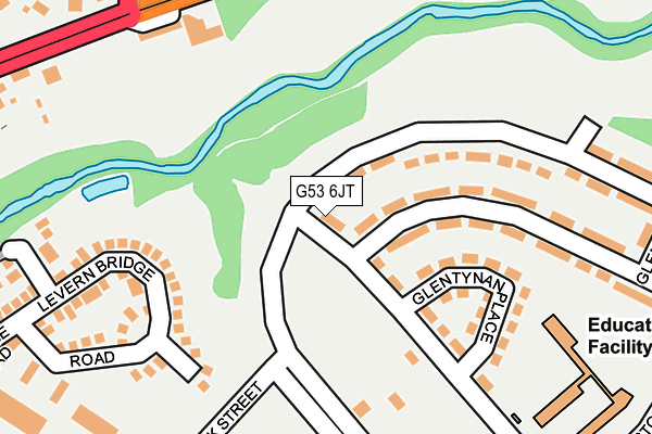 G53 6JT map - OS OpenMap – Local (Ordnance Survey)
