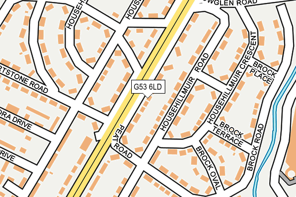 G53 6LD map - OS OpenMap – Local (Ordnance Survey)