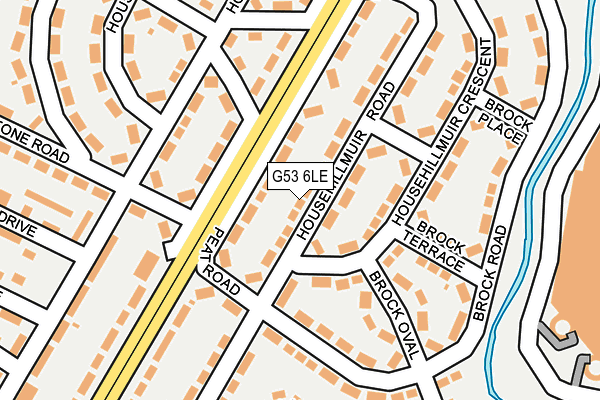 G53 6LE map - OS OpenMap – Local (Ordnance Survey)