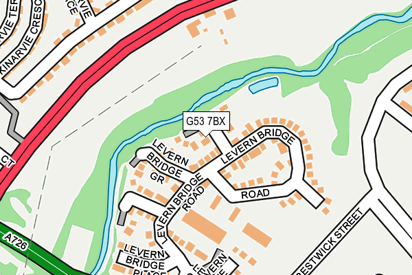 G53 7BX map - OS OpenMap – Local (Ordnance Survey)