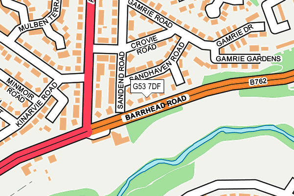 G53 7DF map - OS OpenMap – Local (Ordnance Survey)