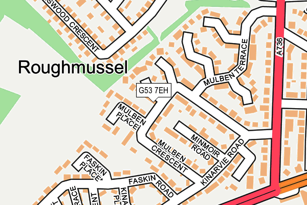 G53 7EH map - OS OpenMap – Local (Ordnance Survey)