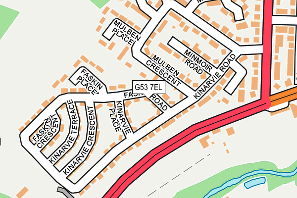 G53 7EL map - OS OpenMap – Local (Ordnance Survey)