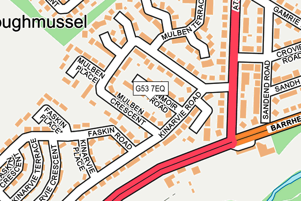 G53 7EQ map - OS OpenMap – Local (Ordnance Survey)