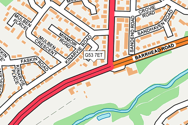 G53 7ET map - OS OpenMap – Local (Ordnance Survey)
