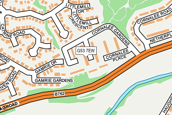 G53 7EW map - OS OpenMap – Local (Ordnance Survey)