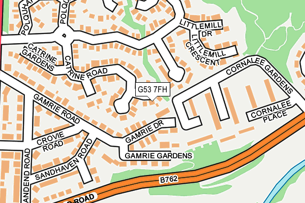 G53 7FH map - OS OpenMap – Local (Ordnance Survey)
