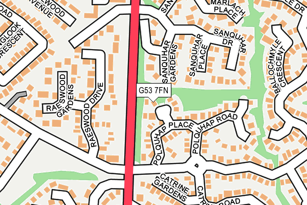 G53 7FN map - OS OpenMap – Local (Ordnance Survey)