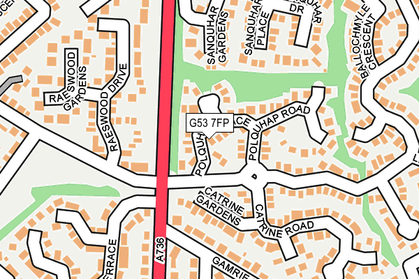 G53 7FP map - OS OpenMap – Local (Ordnance Survey)