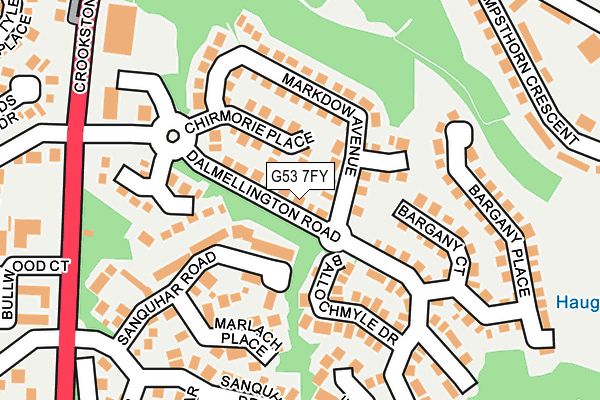 G53 7FY map - OS OpenMap – Local (Ordnance Survey)