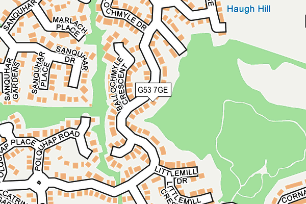 G53 7GE map - OS OpenMap – Local (Ordnance Survey)