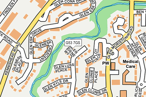 G53 7GS map - OS OpenMap – Local (Ordnance Survey)