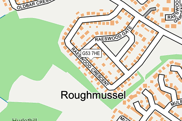 G53 7HE map - OS OpenMap – Local (Ordnance Survey)