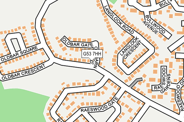 G53 7HH map - OS OpenMap – Local (Ordnance Survey)
