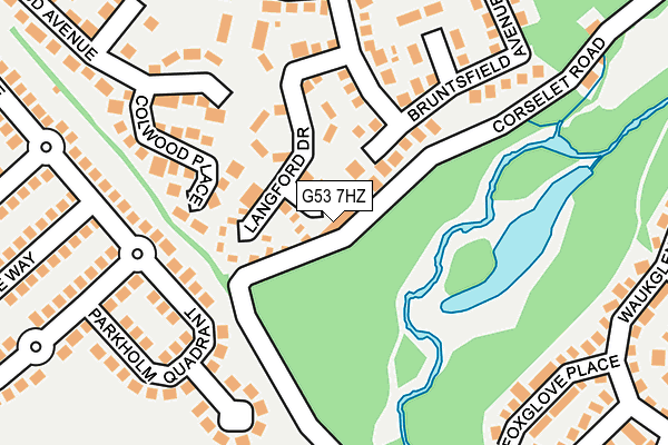 G53 7HZ map - OS OpenMap – Local (Ordnance Survey)
