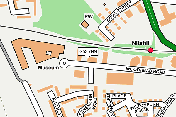 G53 7NN map - OS OpenMap – Local (Ordnance Survey)