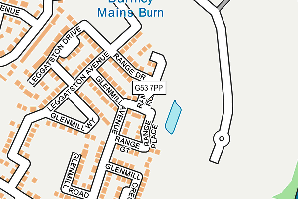 G53 7PP map - OS OpenMap – Local (Ordnance Survey)
