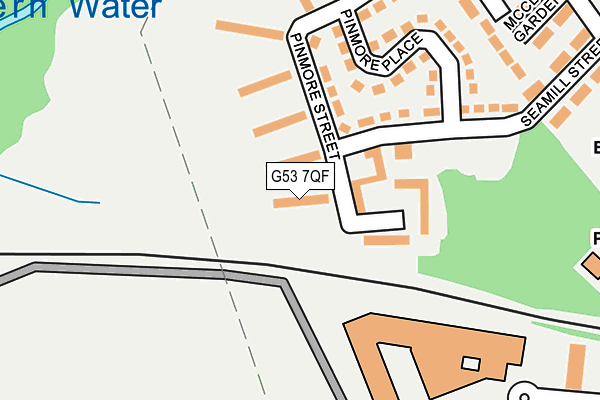 G53 7QF map - OS OpenMap – Local (Ordnance Survey)