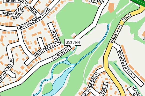 G53 7RN map - OS OpenMap – Local (Ordnance Survey)