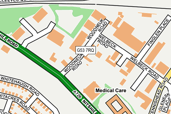 G53 7RQ map - OS OpenMap – Local (Ordnance Survey)