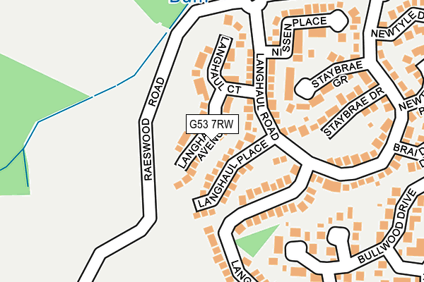 G53 7RW map - OS OpenMap – Local (Ordnance Survey)