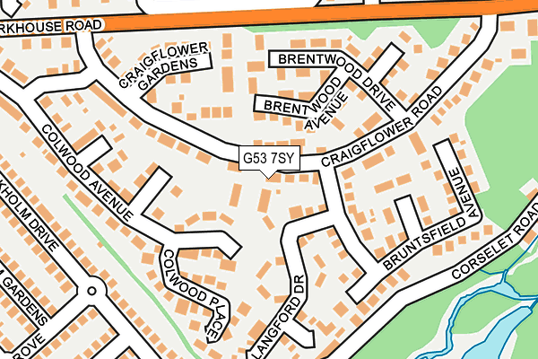 G53 7SY map - OS OpenMap – Local (Ordnance Survey)