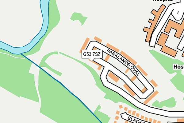 G53 7SZ map - OS OpenMap – Local (Ordnance Survey)