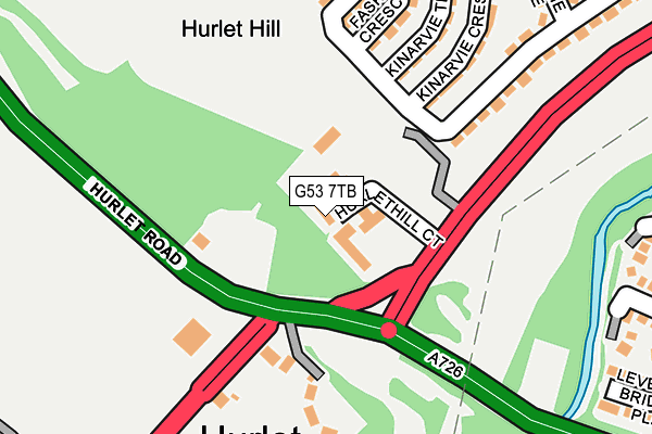 G53 7TB map - OS OpenMap – Local (Ordnance Survey)