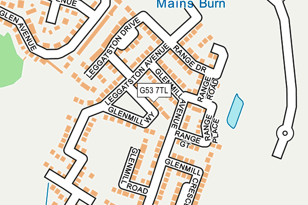 G53 7TL map - OS OpenMap – Local (Ordnance Survey)
