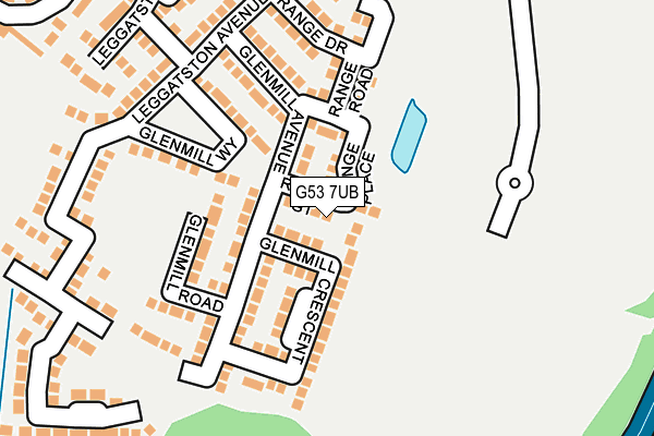 G53 7UB map - OS OpenMap – Local (Ordnance Survey)
