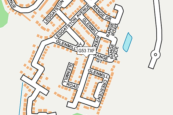 G53 7XF map - OS OpenMap – Local (Ordnance Survey)